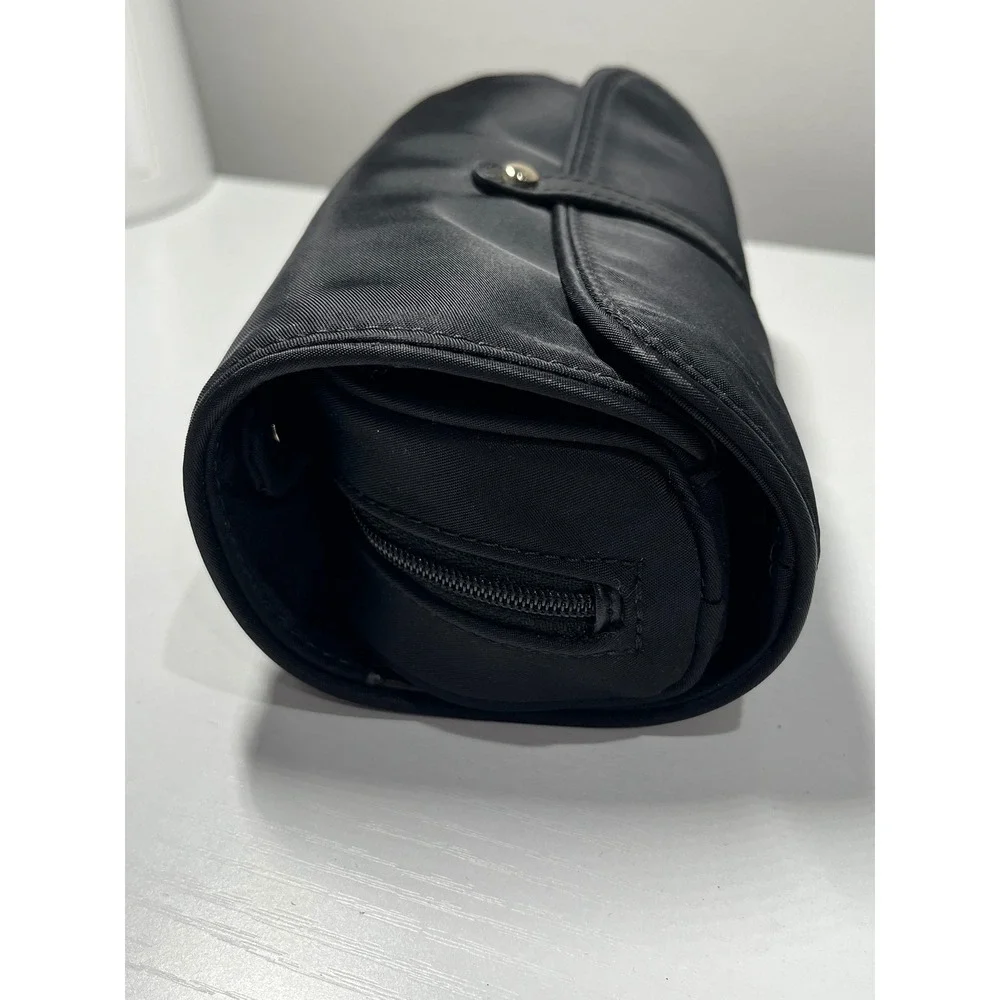 Kate Spade New York Black Nylon Travel Jewelry Roll Organizer PWRU5396